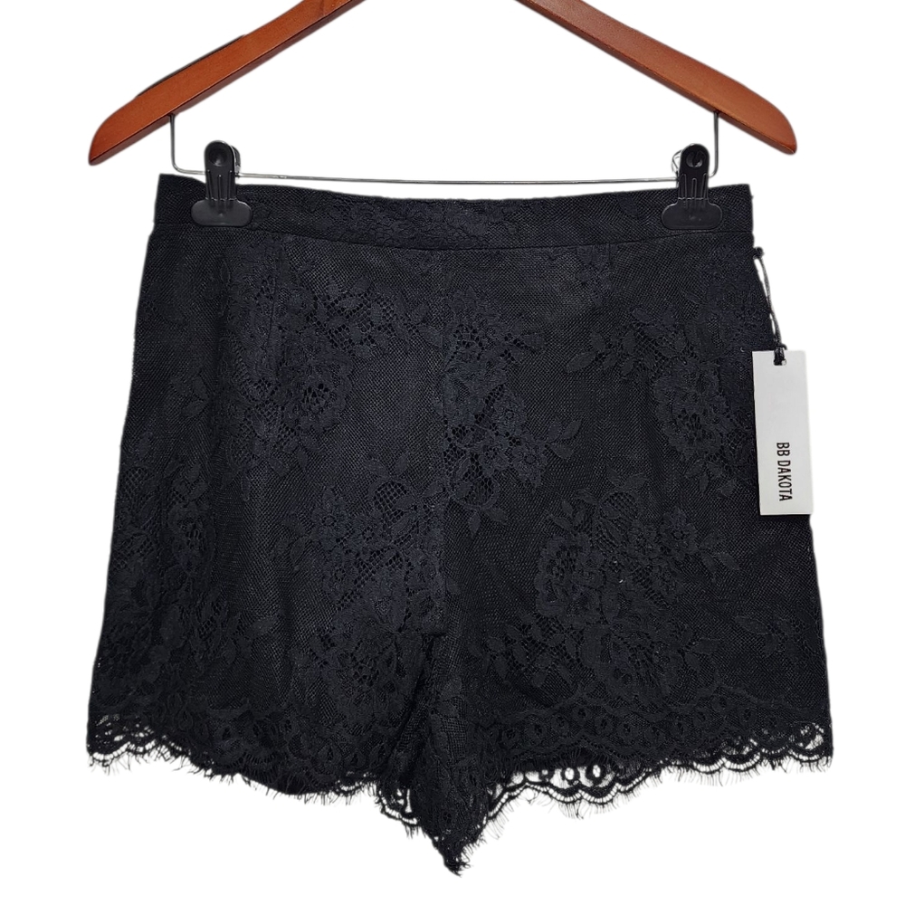 BB Dakota Black lace Shorts Sz 10